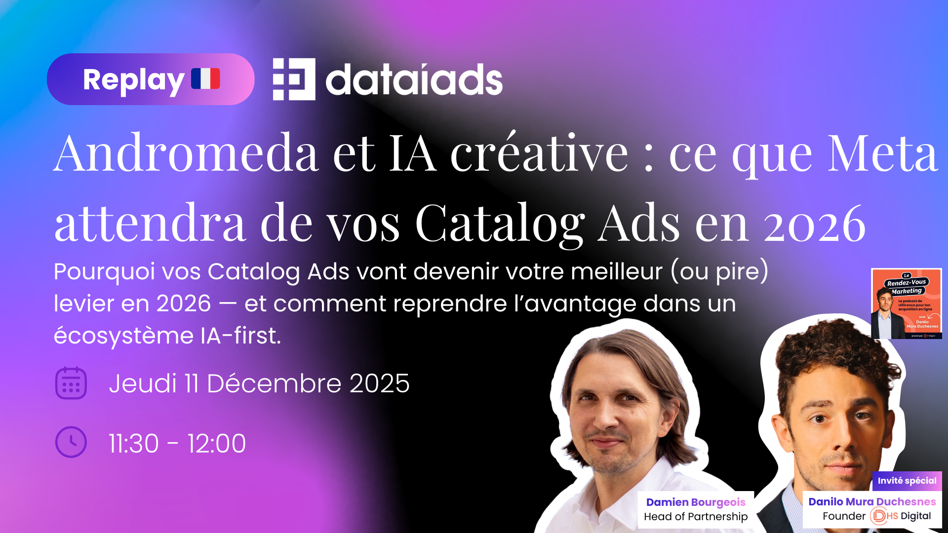 Andromeda et IA créative : ce que Meta attendra de vos Catalog Ads en 2026