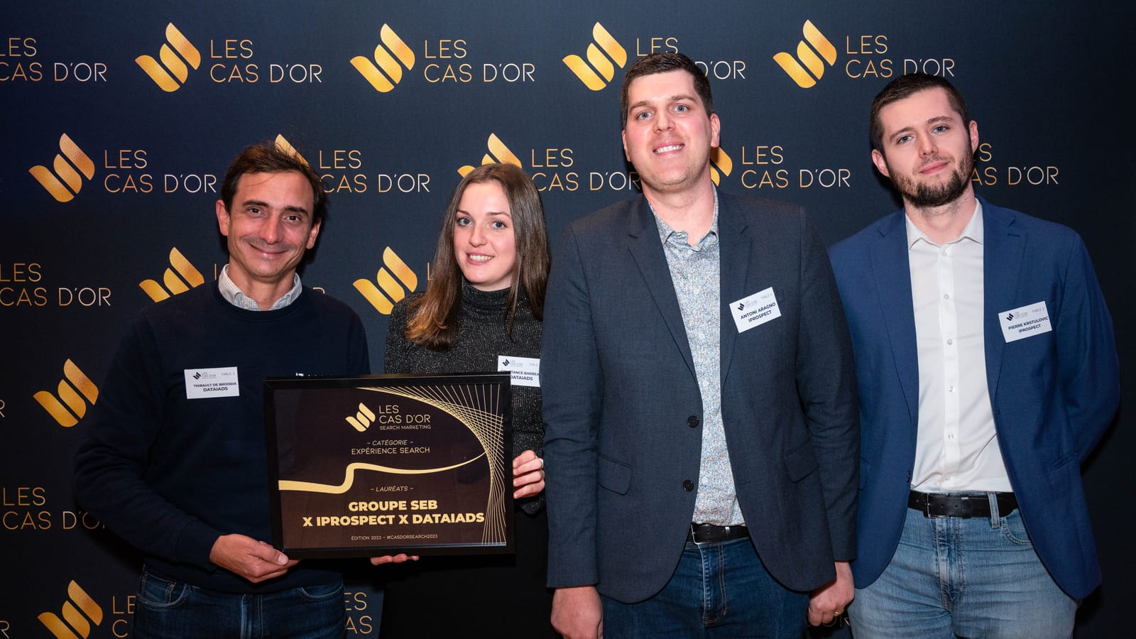 ‍Dataïads remporte deux prix aux Cas d'OR du Search Marketing 2023 !‍