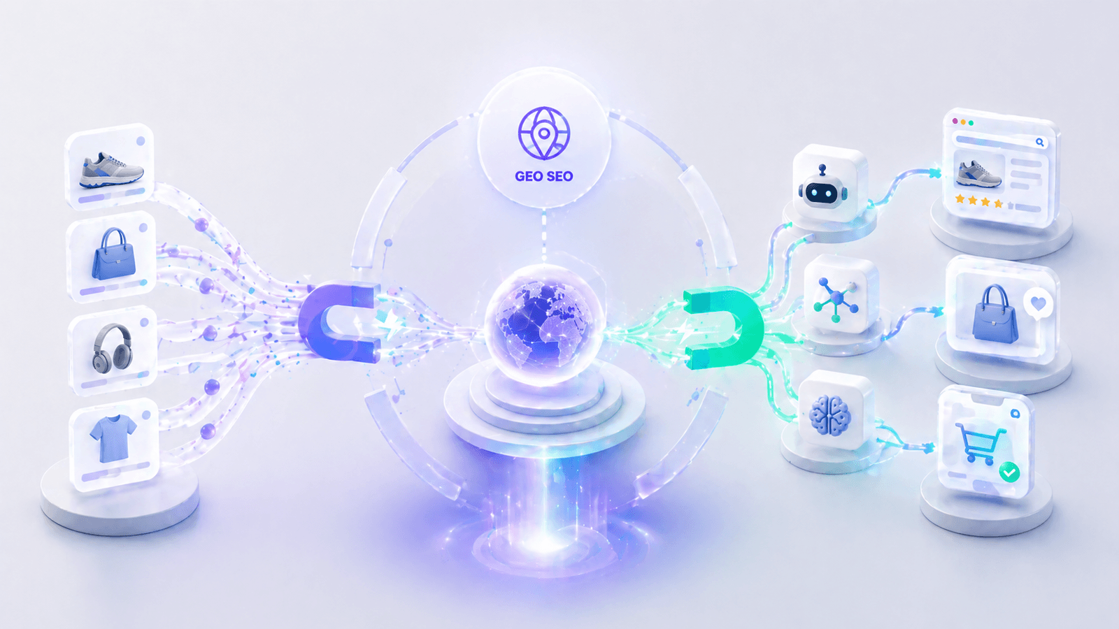 SEO, GEO et agents IA : le playbook Push & Pull pour faire émerger vos produits en 2026