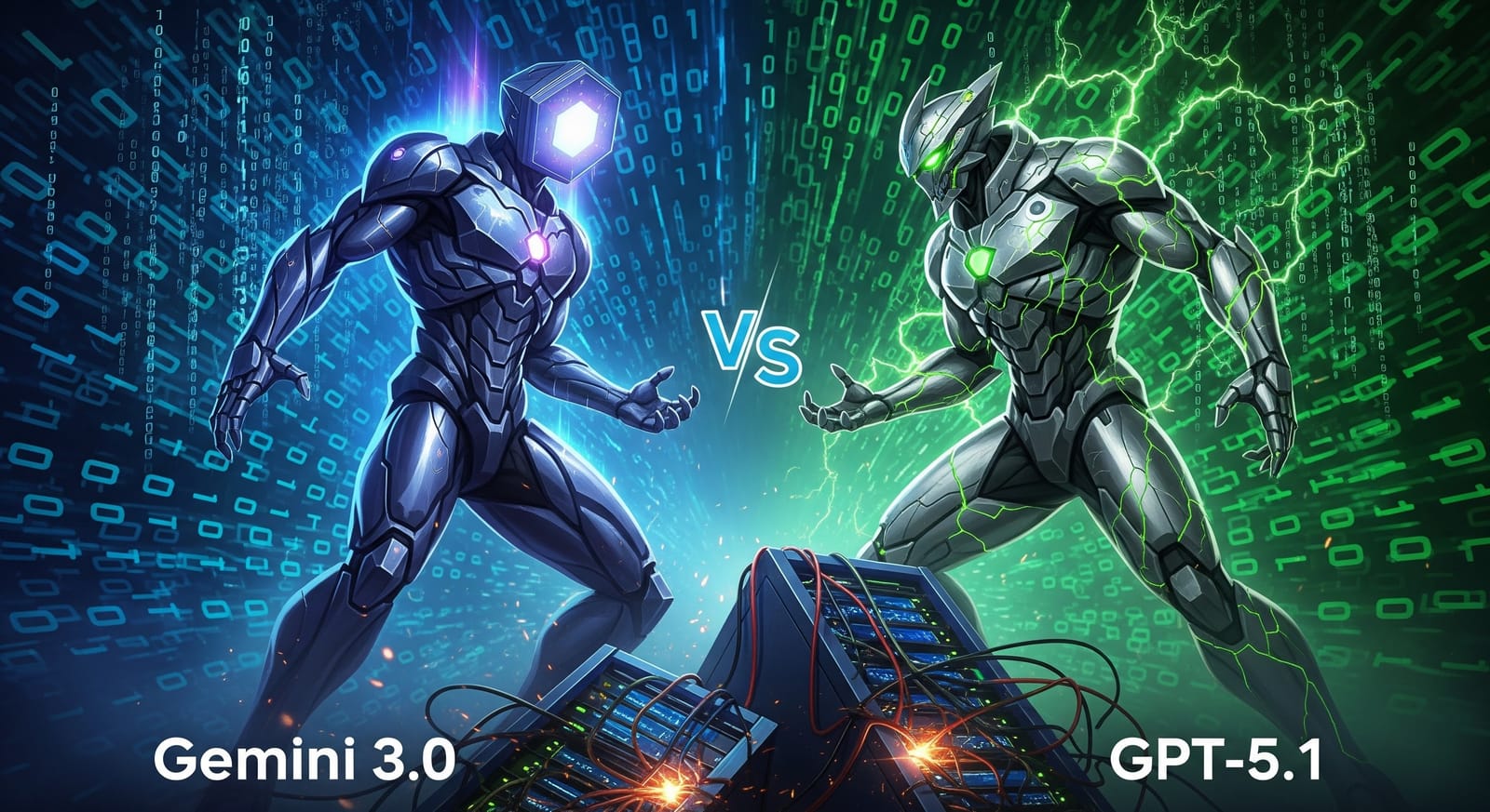 GPT-5.1 vs Gemini 3.0 : analyse et comparaison des deux modèles LLM flagships 2025