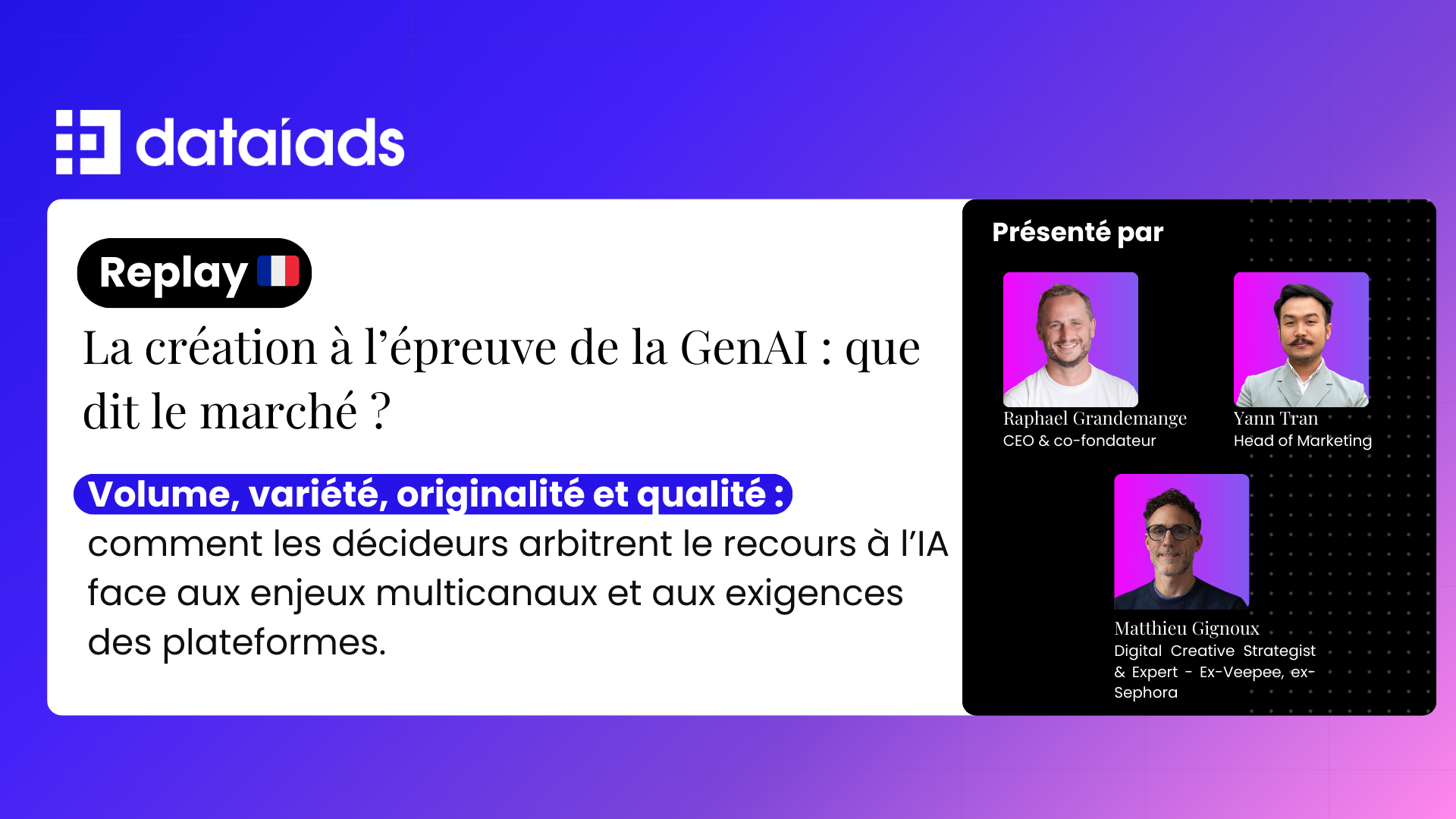 GenAI marketing : étude sur l’IA créative et la création de contenu