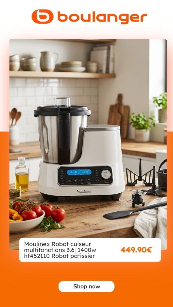 Catalog Ad 9:16 · Boulanger Moulinex