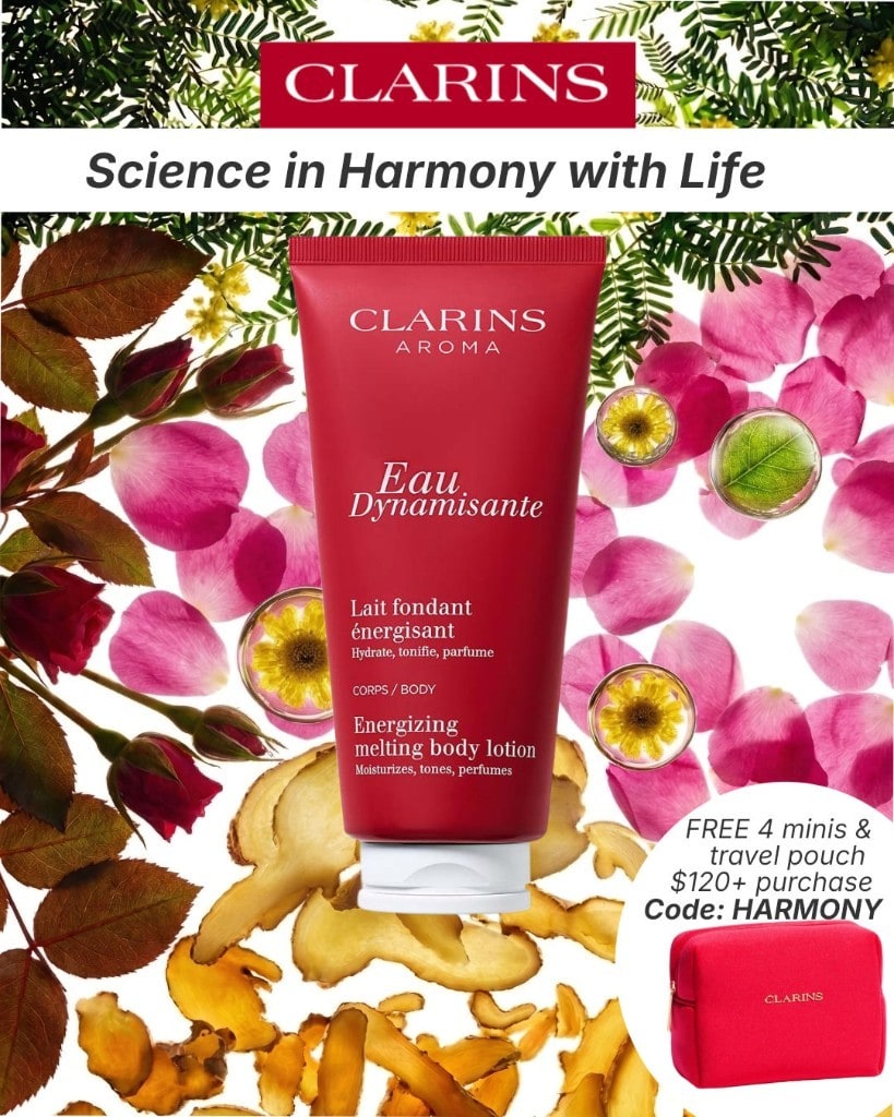 Catalog Ad 4:5 · Clarins Eau Dynamisante