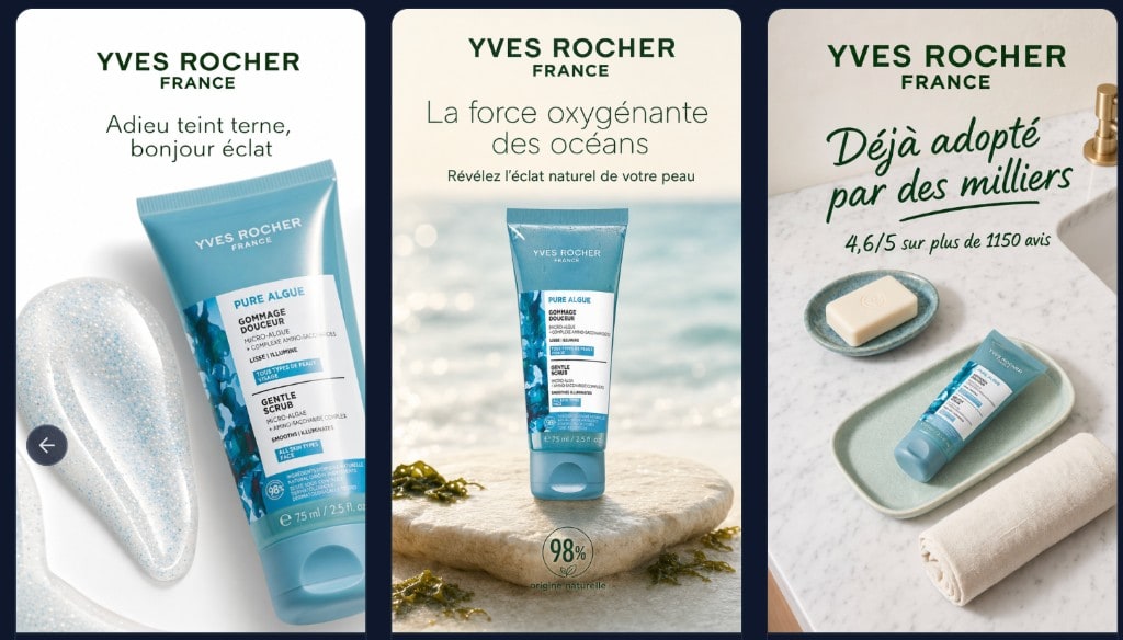 Catalog Ads · Yves Rocher Pure Algue
