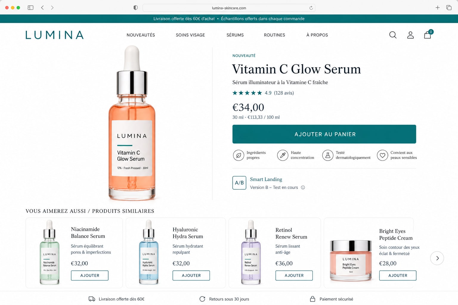 Smart Landing Page