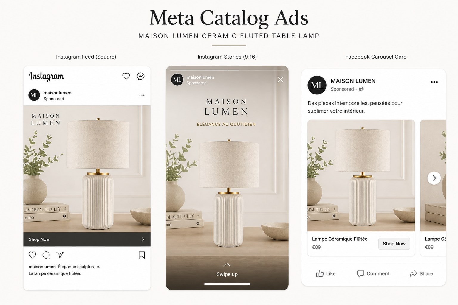 Catalog ads Meta