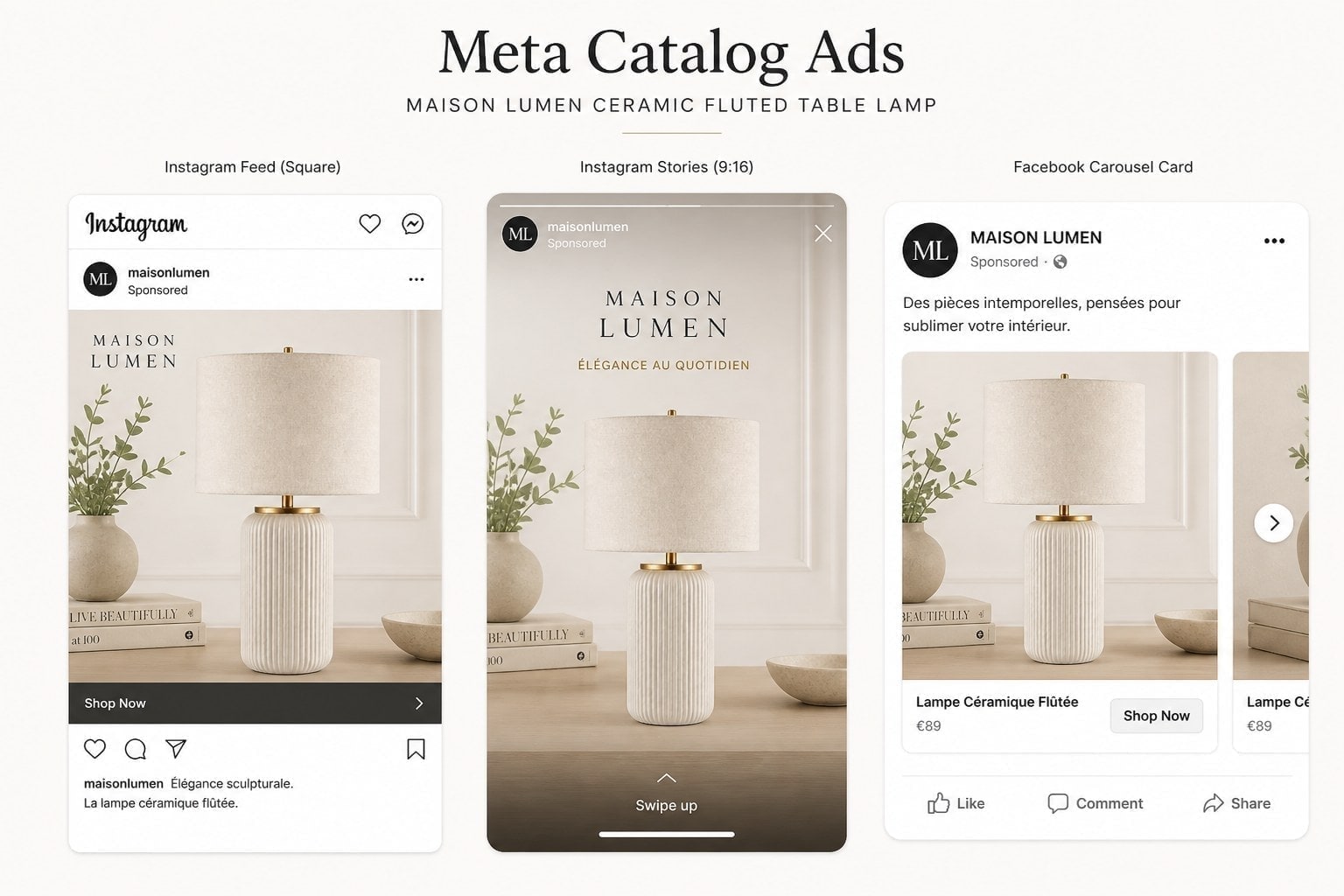 Catalog ads Meta